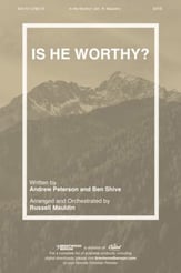 Is He Worthy? SATB choral sheet music cover